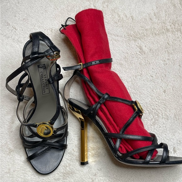 VERSACE COLLECTION SANDALS MADE IN ITALY - Picture 7 of 10